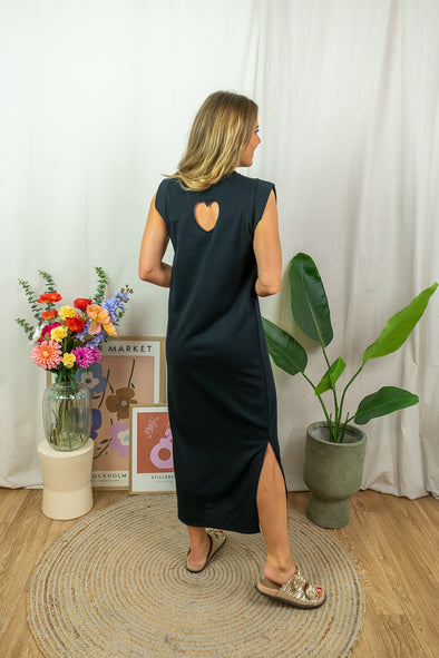 Chilli Heart Dress - Black