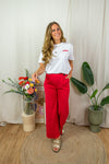 Geggo pants - Red
