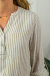 Milia Linen Blouse - Beige
