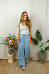 Beauty Glitter Top - White Silver