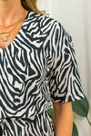 Ivanna Dress - Zebra