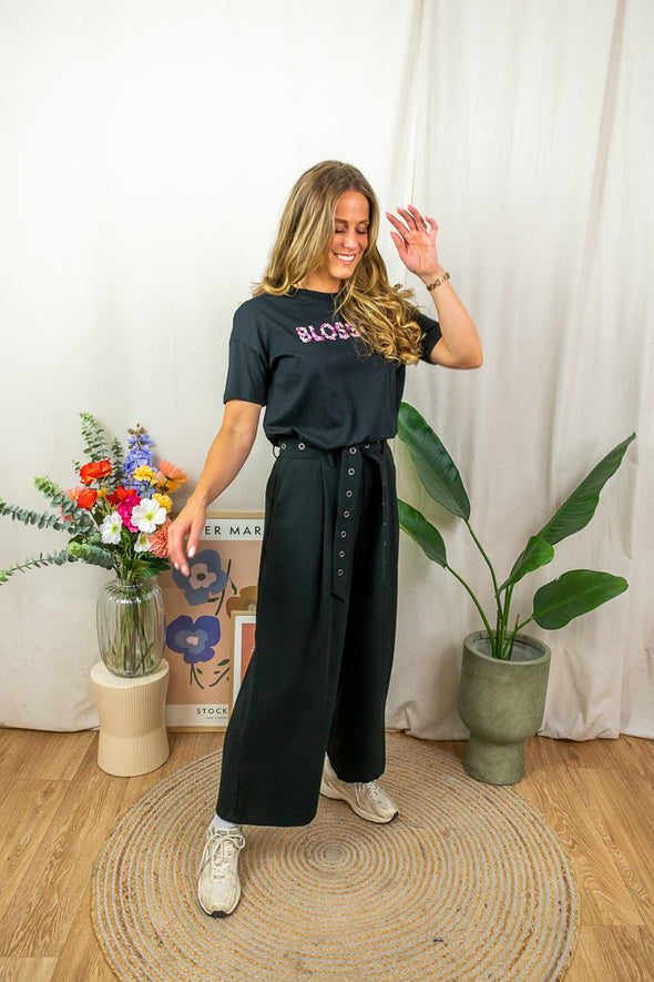 Lisa Belt Culotte - Black