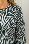 Ivanna Blouse - Zebra