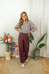 Celest Pants - Dark Bordeaux
