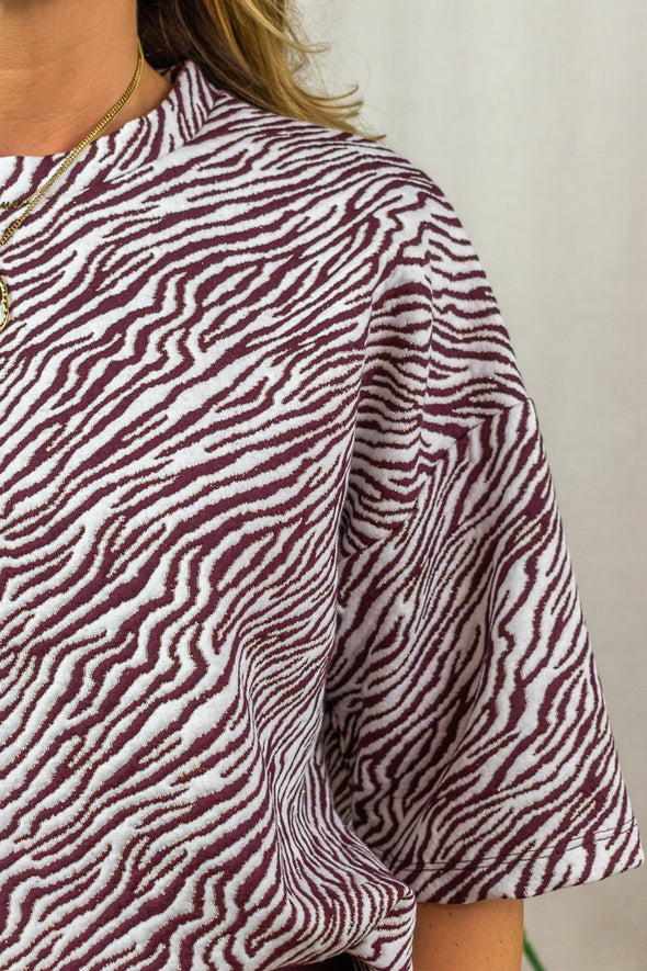 Luda Sweatshirt - Zebra