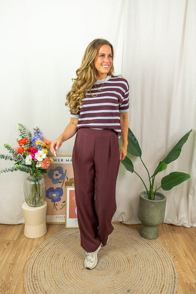 Celest Pants - Dark Bordeaux
