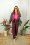 Celest Pants - Dark Bordeaux