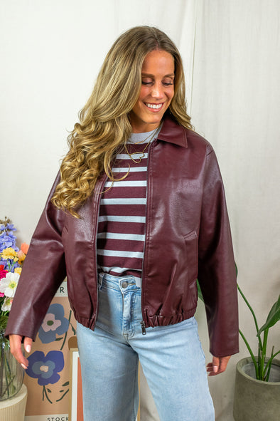 Lavinia Jacket - Bordeaux