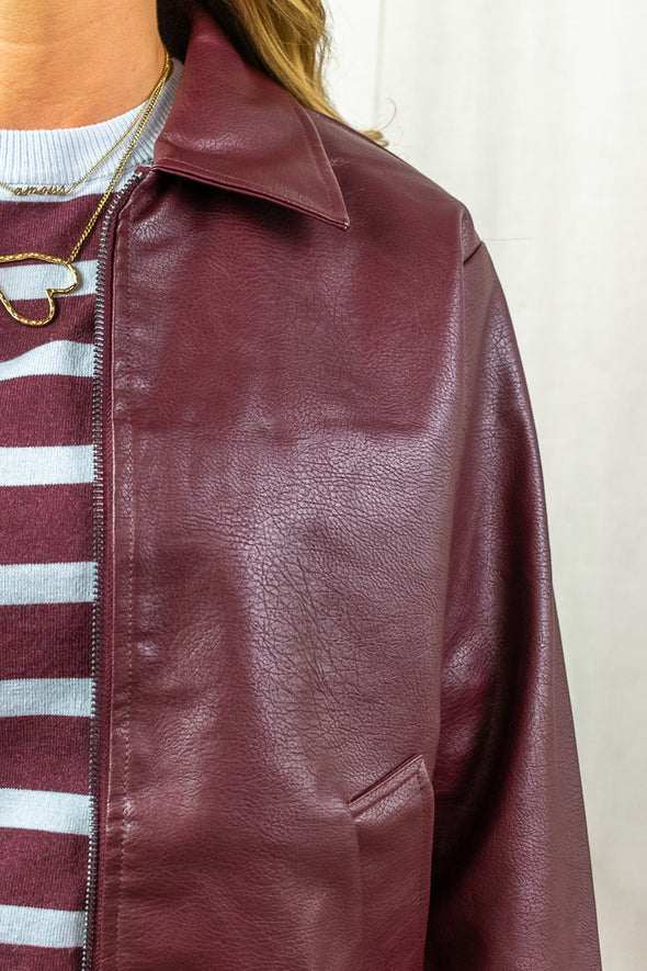 Lavinia Jacket - Bordeaux