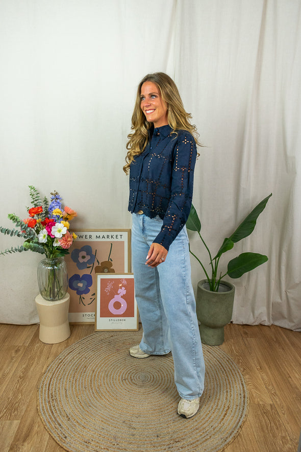 Jojo Blouse - Navy
