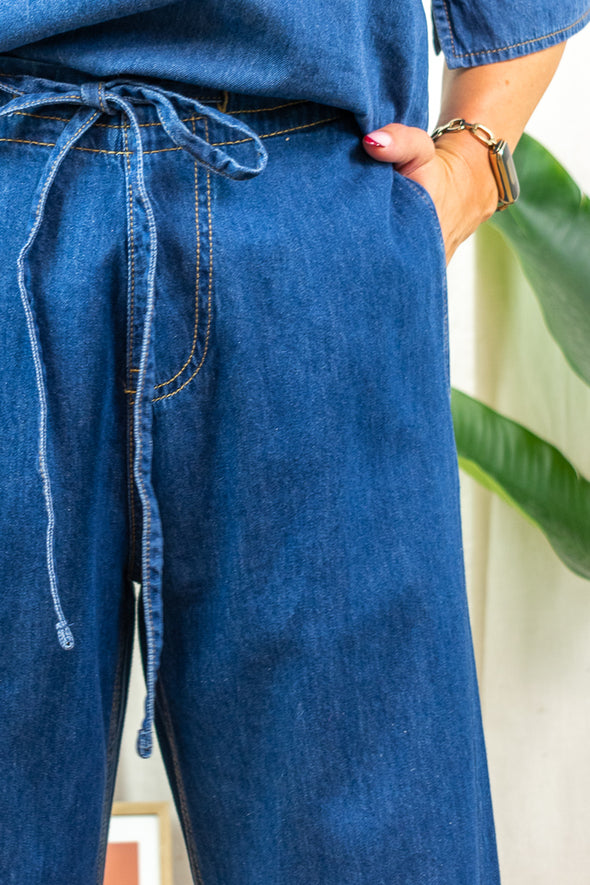 Avril Pants - Dark Denim