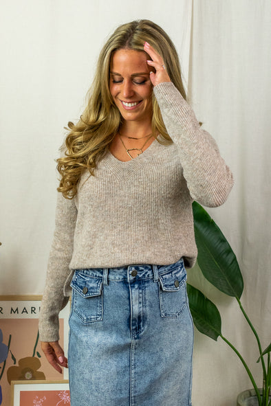 Sandrine Knit - Beige