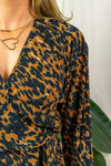 Sienna Wrap Blouse - Camel