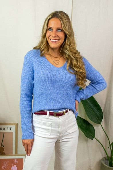 Sandrine Knit - Hydrangea