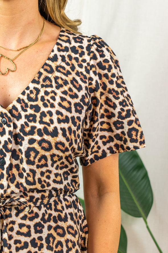 Troya Dress - Leopard