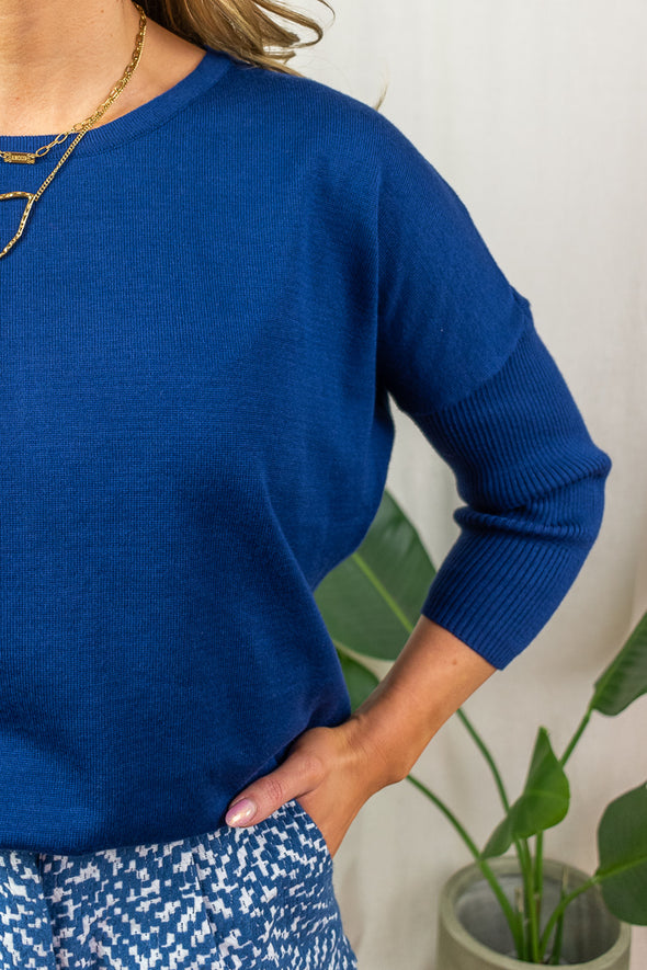 Mila Pullover - Midnight Blue