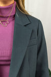 Sofia Blazer - Black Oyster