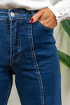 Felina Stitch Jeans - Dark Denim