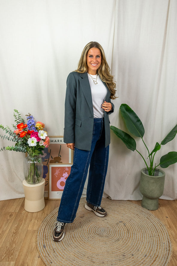 Felina Stitch Jeans - Dark Denim