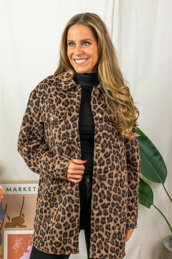 Saga Jacket - Leopard