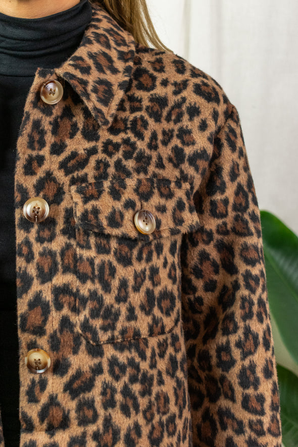 Saga Jacket - Leopard