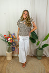 Kirby Blouse - Leopard