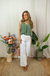 Divya Top - Khaki