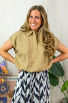 Kinsley Blouse - Kelp