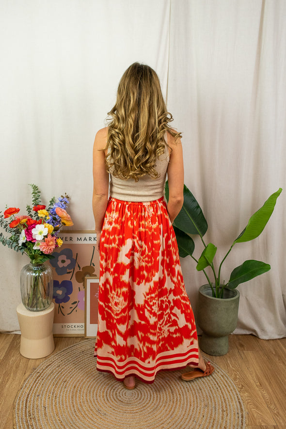 Khloe Skirt - Poinciana