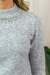 Roxy Diamond Pullover - Grey