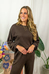 Amala Top - Brown