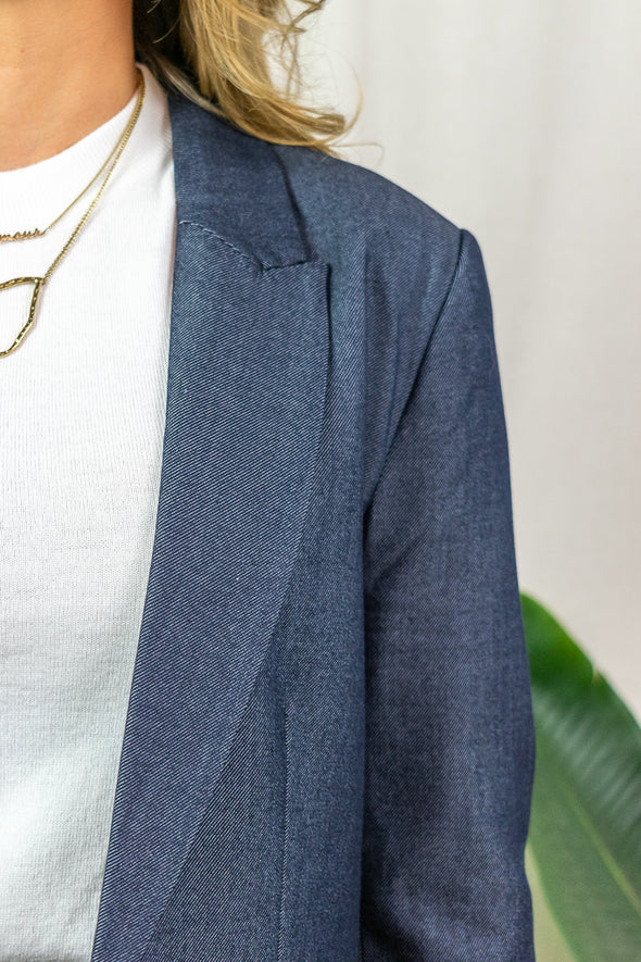 Anthony Blazer - Dark Blue Denim