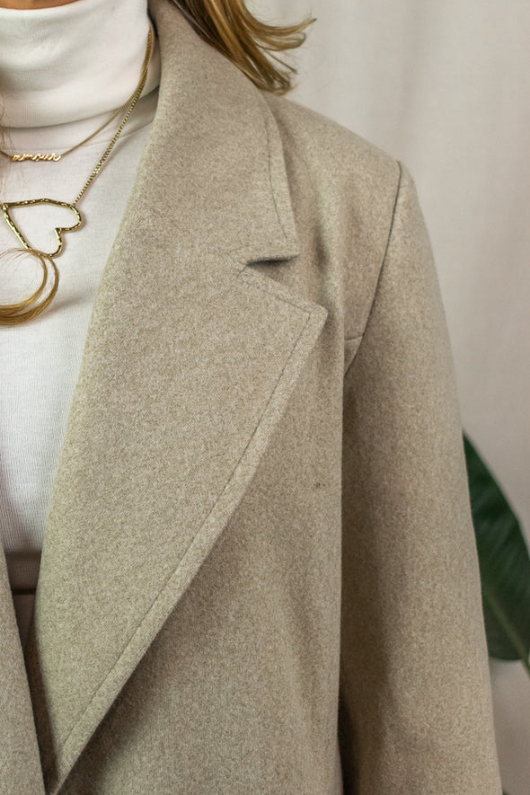 Viola Long Coat - Beige