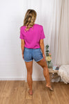Gertrude T-Shirt - Fuchsia