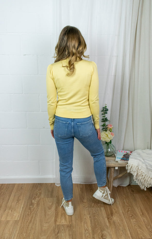 Mila Regular Pullover - Yellow