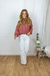 Izzy Blouse - Dark Pink
