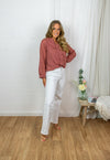 Izzy Blouse - Dark Pink