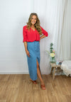 Divya Blouse - Red