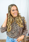 Valda Blouse - Leo Print