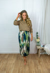 Mila V-neck Pullover - Brown
