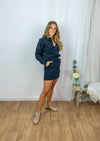Lilla Blouse - Navy Blue