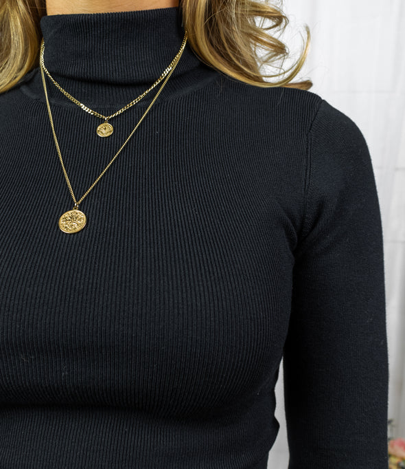 Cirkeline Rollneck Knit - Black