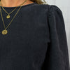 Sansa Belt Dress - Washed Black