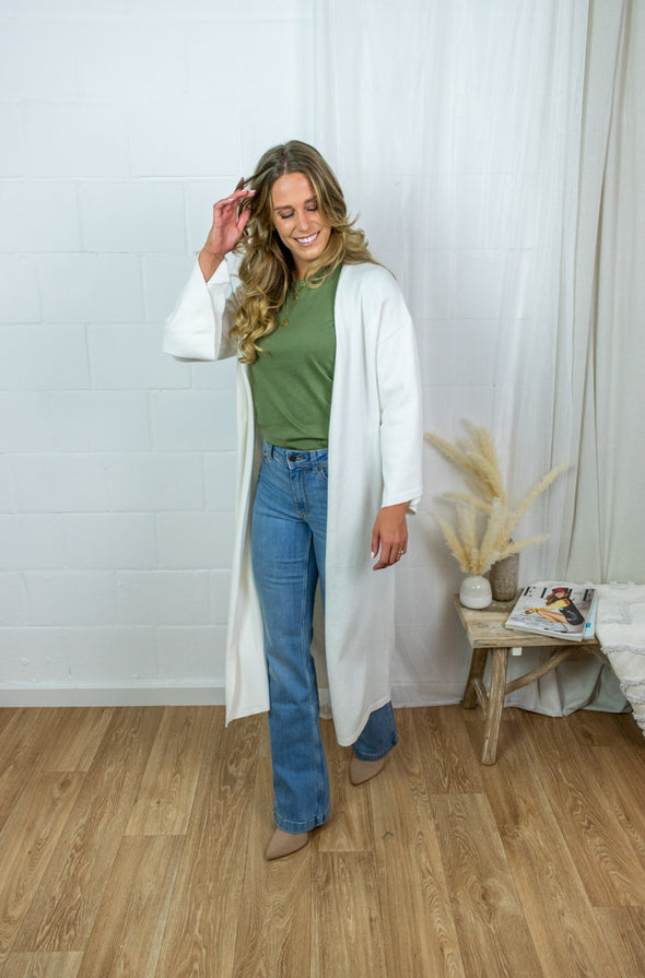 Kiara Cardigan - White