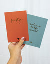 Kaart Welcome to the world - Goudfolie