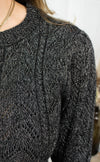 Nata Glitter Pull - Black