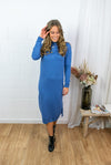 Mila Long Dress - Blue