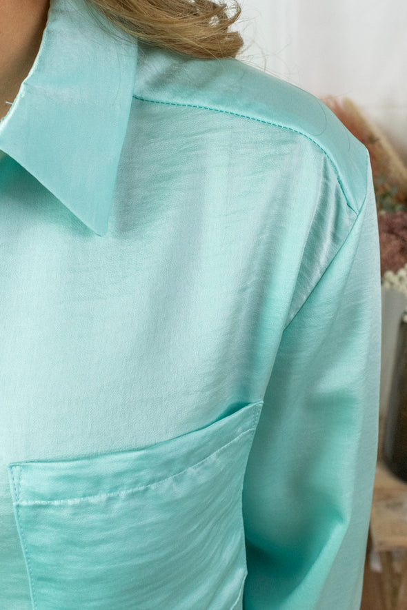 Dinne Blouse - Turquoise