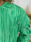 Regina Pleated Top - Green
