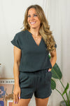 Theis Top - Washed Black